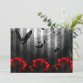 こうもりバラゴシック招待状 招待状 (スタンド正面)