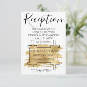 こうもりバー(ユダヤ教の)バル・ミツバーアウトオブザワールド披露宴カード エンクロージャーカード (スタンド正面)