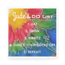 こうもりバー（ユダヤ教の）バル・ミツバーエレガントカラーズナプキンス