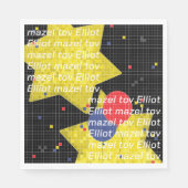 こうもりバー(ユダヤ教の)バル・ミツバーゲームオンナプキンス スタンダードランチョンナプキン (正面)