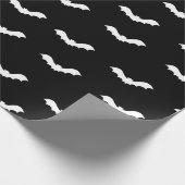 こうもりパターン ラッピングペーパー (角)