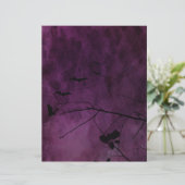 こうもりパープルスクラップブック紙 (スタンド正面)