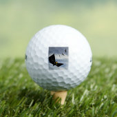 こうもりファン用おもしろい ゴルフボール (インサイチュ 木)