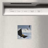 こうもりファン用おもしろい マグネット (インサイチュ (食洗機))