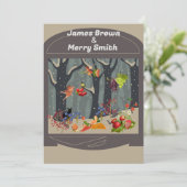 こうもりブラックキャットフェアヤータリーフォレストフルーツ結婚ズ 招待状 (スタンド正面)