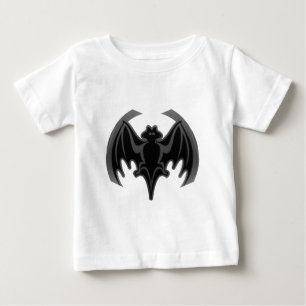 こうもりブラックInvザ・ミュージアムZazzleギフト ベビーTシャツ