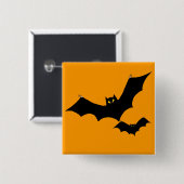 こうもりボタン 缶バッジ (正面&裏面)