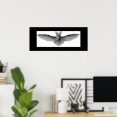 こうもりポスター ポスター (ホームオフィス)