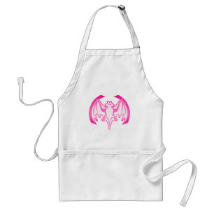 こうもりマゼンタInv The MUSEUM Zazzle Gives スタンダードエプロン