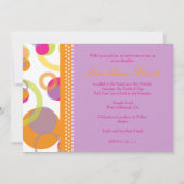 こうもりミトバ+バモダンブル/オレンジ/ホットピンク 招待状 (裏面)