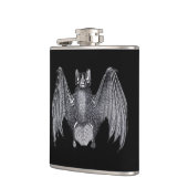 こうもりヴィンテージホラーステンレス鋼ビニルフラスコ フラスク (左)