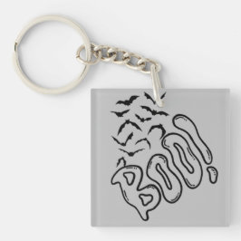 こうもり不気味とブハロウィーンデザイン キーホルダー