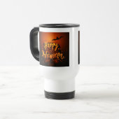 こうもり不気味ハロウィーングリーティングデザイン トラベルマグ (正面左)