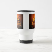 こうもり不気味ハロウィーングリーティングデザイン トラベルマグ (中央)