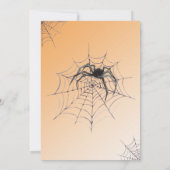 こうもり不気味ハロウィーン誕生日パーティー 招待状 (裏面)