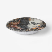 こうもり不気味ハロウィーン ペーパーボウル (傾斜あり)