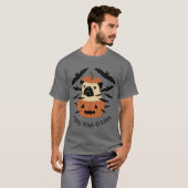 こうもり付きジャック・オ・ランタンのハウル・オ・ウィーンパグ Tシャツ (正面フル)