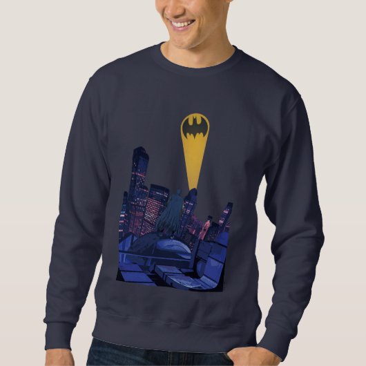 こうもり信号オーバーGotham スウェットシャツ (正面)