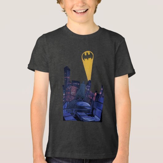 こうもり信号オーバーGotham トライブレンドＴシャツ (正面)