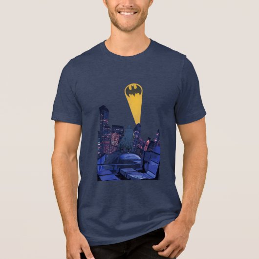 こうもり信号オーバーGotham トライブレンドTシャツ (正面)