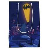 こうもり信号オーバーGotham ミディアムペーパーバッグ (裏面)