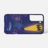 こうもり信号オーバーGotham Samsung Galaxyケース (裏面横)