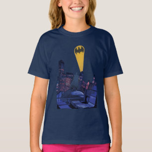 こうもり信号オーバーGotham Tシャツ