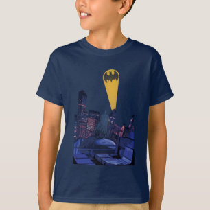 こうもり信号オーバーGotham Tシャツ