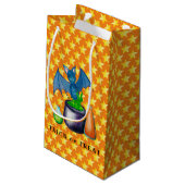 こうもり及び泡立ち釜抱き枕 スモールペーパーバッグ (裏面アングル)