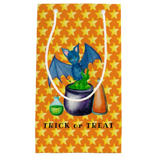 こうもり及び泡立ち釜抱き枕 スモールペーパーバッグ (正面)