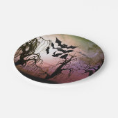 こうもり幽霊のよく出るの森 ペーパープレート (アングル)