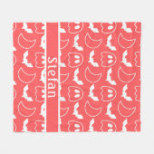 こうもり幽霊サンゴフリースブランケット フリースブランケット (正面(横))