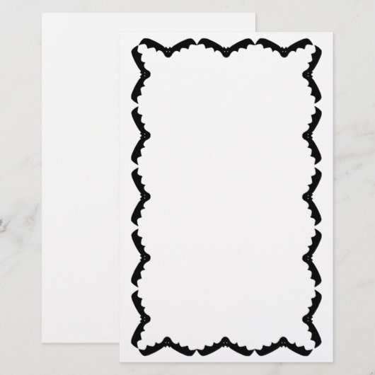 こうもり文具 便箋 (正面/裏面)