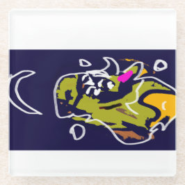 こうもり星 ガラスコースター