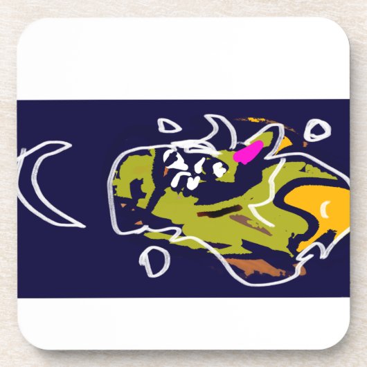 こうもり星 コースター (正面)