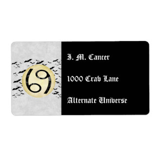 こうもり月癌 ラベル