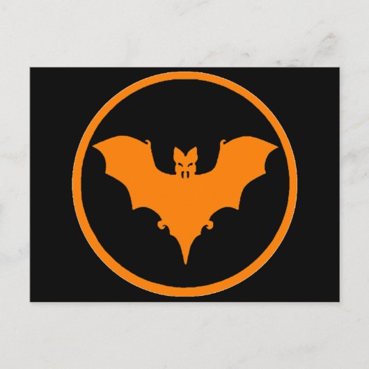 こうもり月 ポストカード (正面)