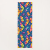 こうもり水の色パタカラフルーン ヨガマット (裏面)