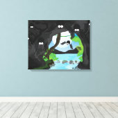 こうもり洞窟 キャンバスプリント (インサイチュ (ウッドフロア))