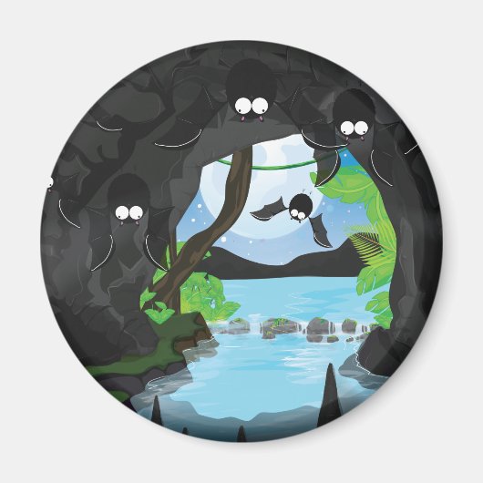 こうもり洞窟 マグネット (正面)