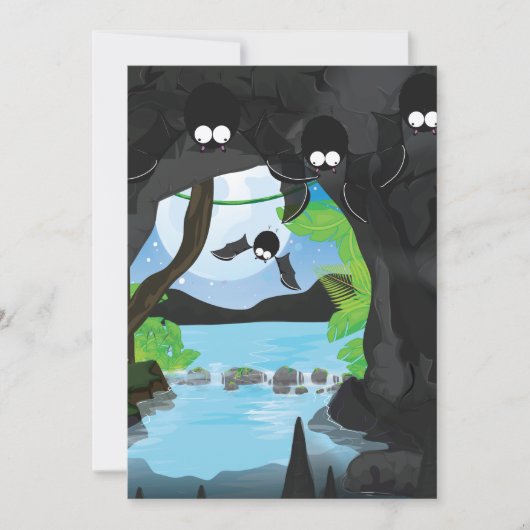 こうもり洞窟 招待状 (正面)