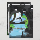 こうもり洞窟 招待状 (正面/裏面)