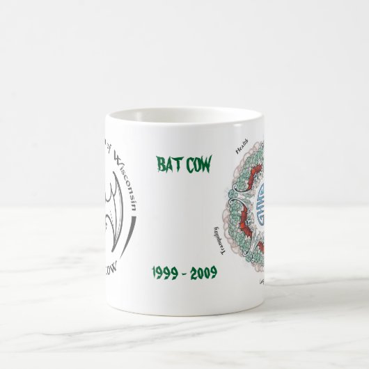 こうもり牛小さいマグ コーヒーマグカップ (中央)