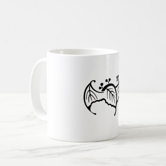 こうもり状桐 コーヒーマグカップ (正面左)