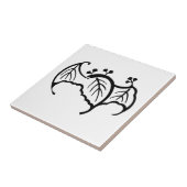 こうもり状桐 タイル (側面)