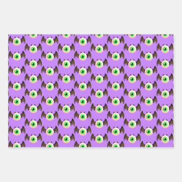 こうもり眼球 ラッピングペーパーシート