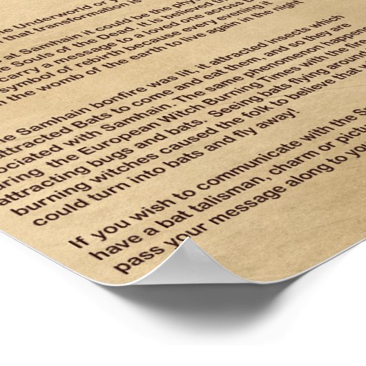 こうもり神話 ポスター (角)