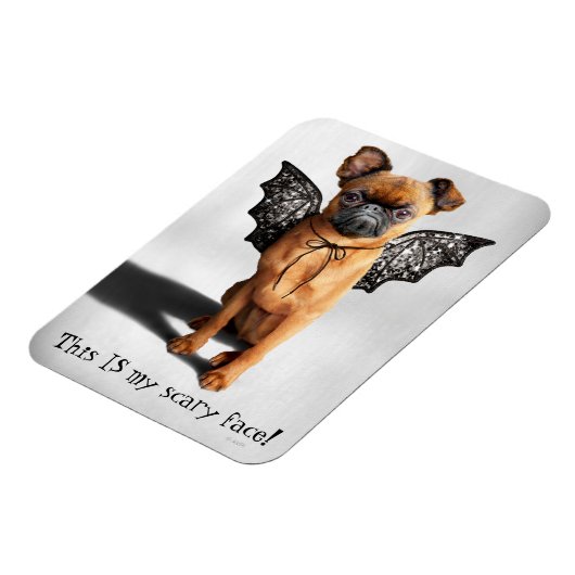 こうもり翼付き犬 マグネット (左側)