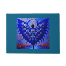 こうもり翼型の青い翼素晴らしを持つ生物