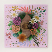 こうもり花フローラ植物学 ジグソーパズル (横)